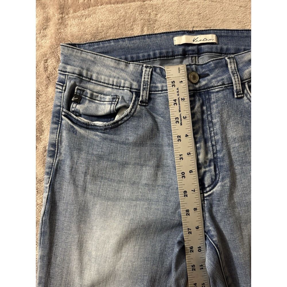 KANCAN Women's Blue Mid rise Skinny Light Wash Size 29 - Picture 7 of 9